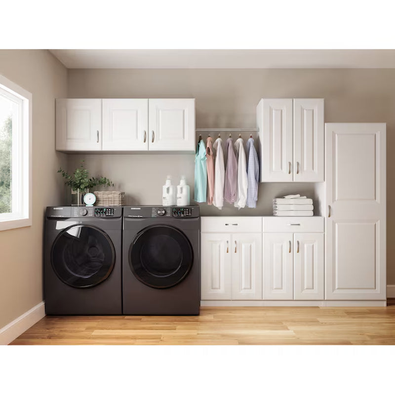 23.75-In W X 32-In H Wood Composite White Wall-Mount Utility Storage Cabinet