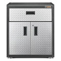 Ready-To-Assemble 3/4 Door Gearbox 28-In W X 31-In H X 18-In D Freestanding Steel Garage Cabinet in Gray