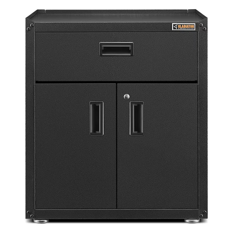 Ready-To-Assemble 3/4 Door Gearbox 28-In W X 31-In H X 18-In D Freestanding Steel Garage Cabinet in Gray