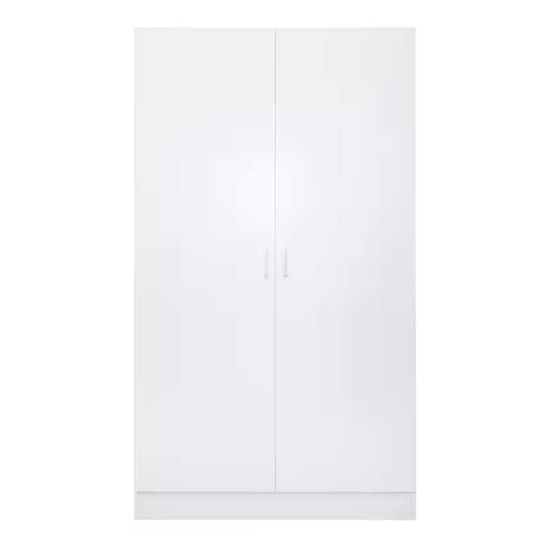 38.5-In W X 70.375-In H Wood Composite White Wall-Mount Utility Storage Cabinet