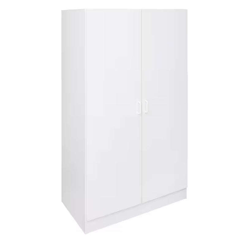 38.5-In W X 70.375-In H Wood Composite White Wall-Mount Utility Storage Cabinet