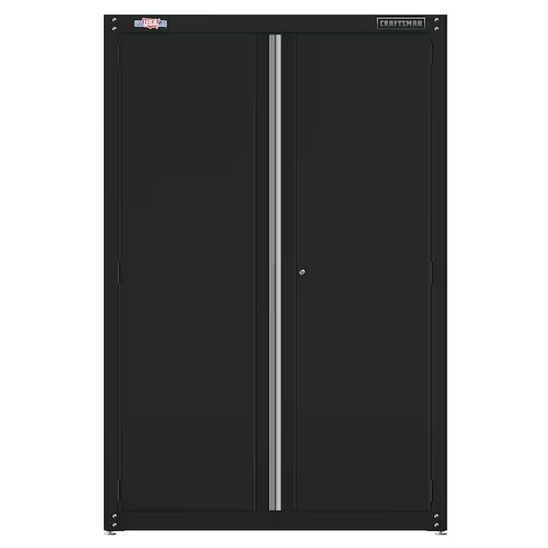 48-In W X 74-In H X 18-In D Freestanding Steel Garage Cabinet in Red