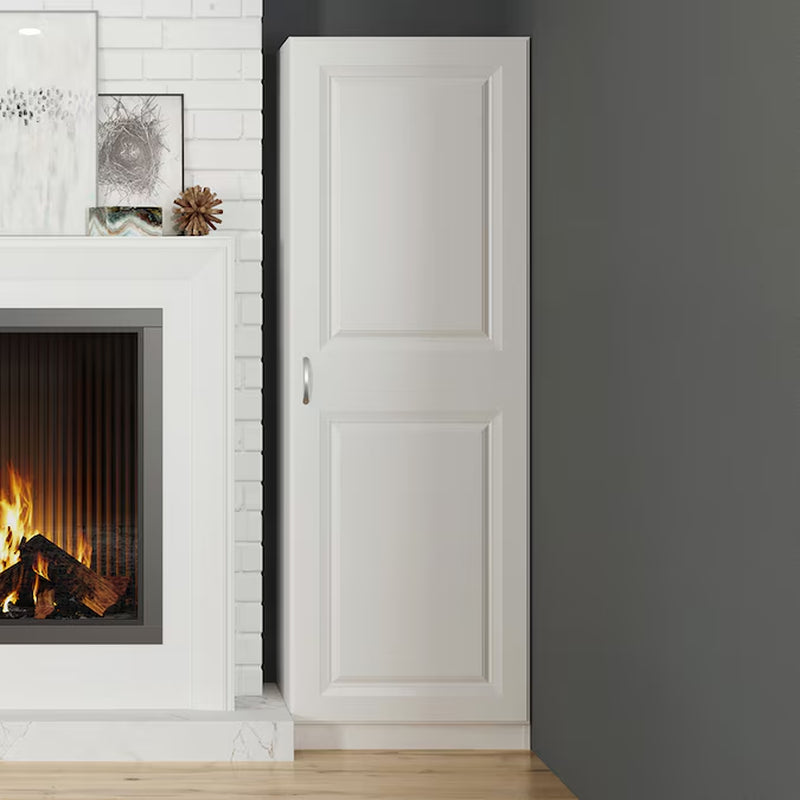 23.75-In W X 70.375-In H Wood Composite White Wall-Mount Utility Storage Cabinet