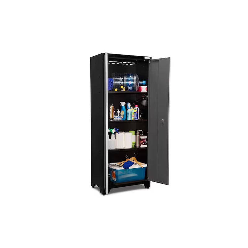 108-In W X 76.75-In H 6-Cabinets Steel Charcoal Gray Garage Storage System