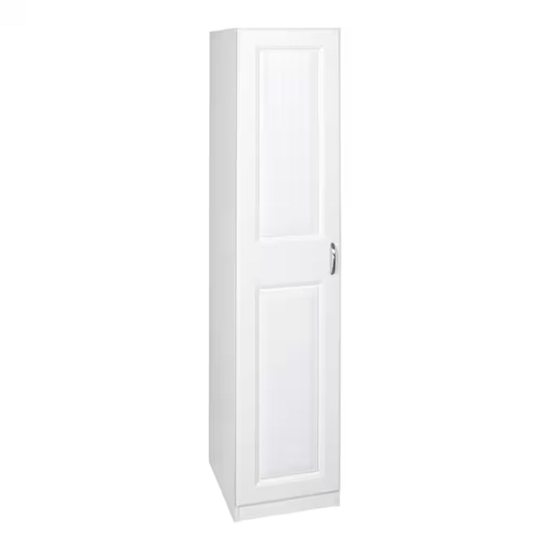 23.75-In W X 70.375-In H Wood Composite White Wall-Mount Utility Storage Cabinet