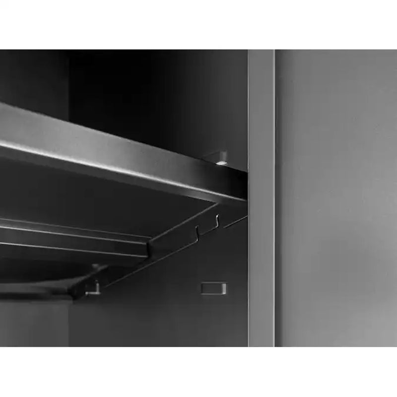 132-In W X 76.75-In H 8-Cabinets Steel Charcoal Gray Garage Storage System
