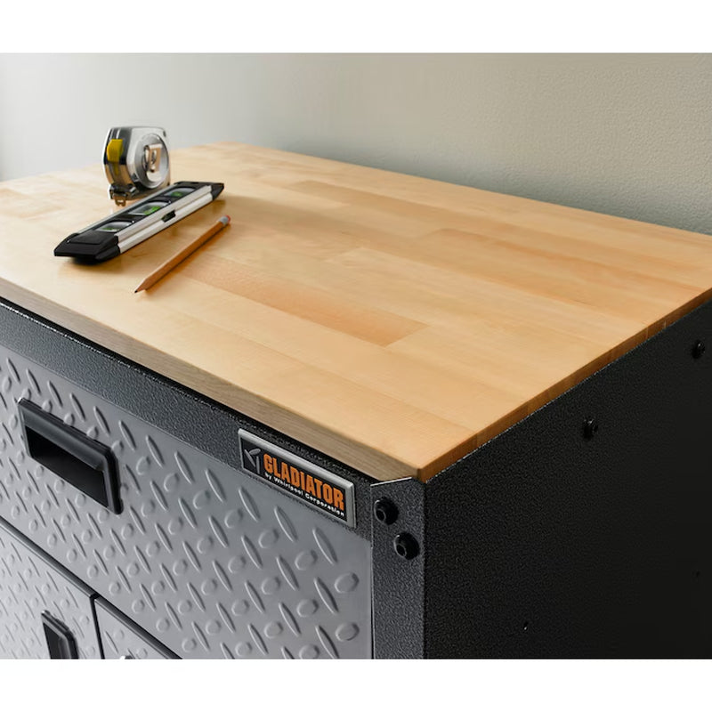 Ready-To-Assemble 3/4 Door Gearbox 28-In W X 31-In H X 18-In D Freestanding Steel Garage Cabinet in Gray